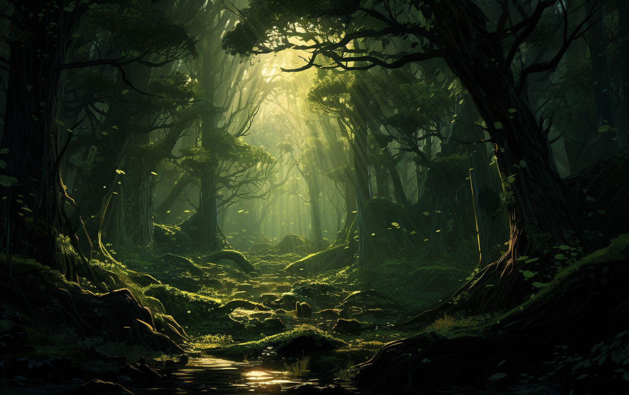 Elven Forest by ohmylore-arts on DeviantArt