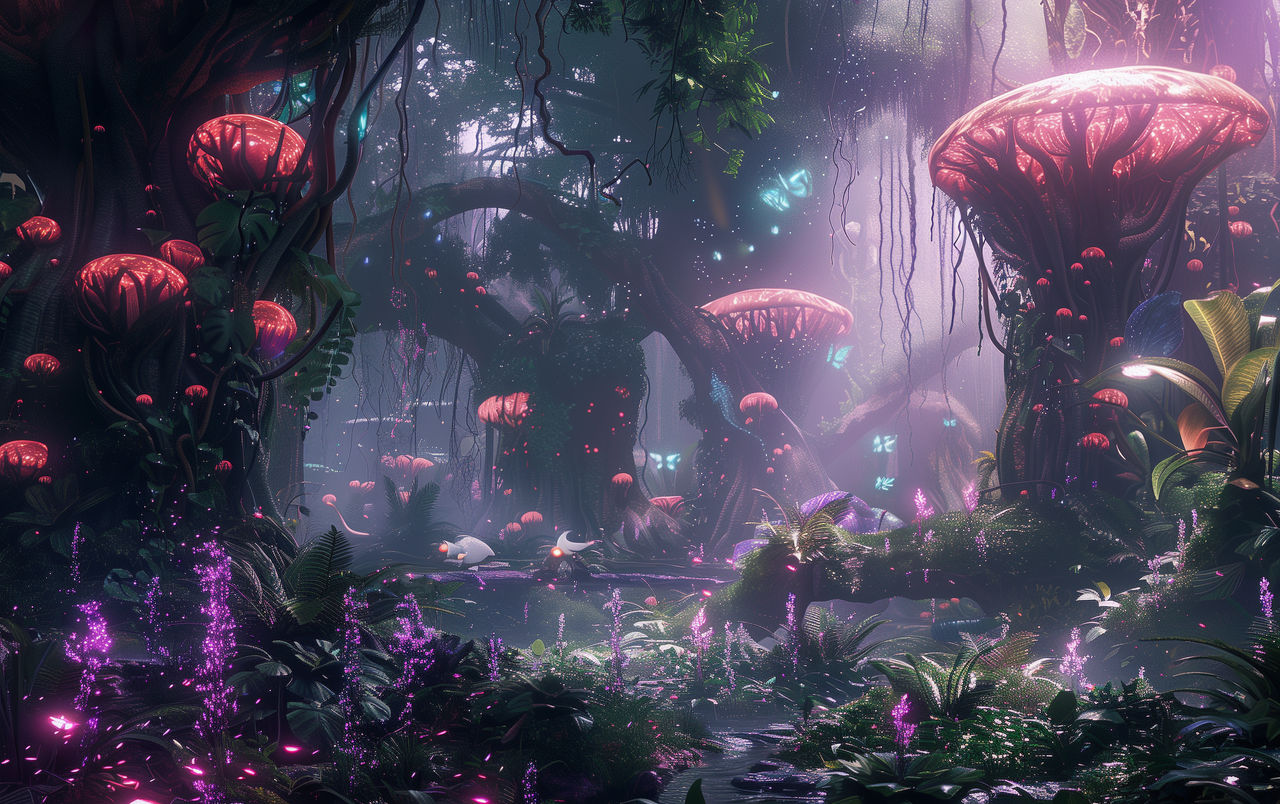 Alien Forest by ohmylore-arts on DeviantArt