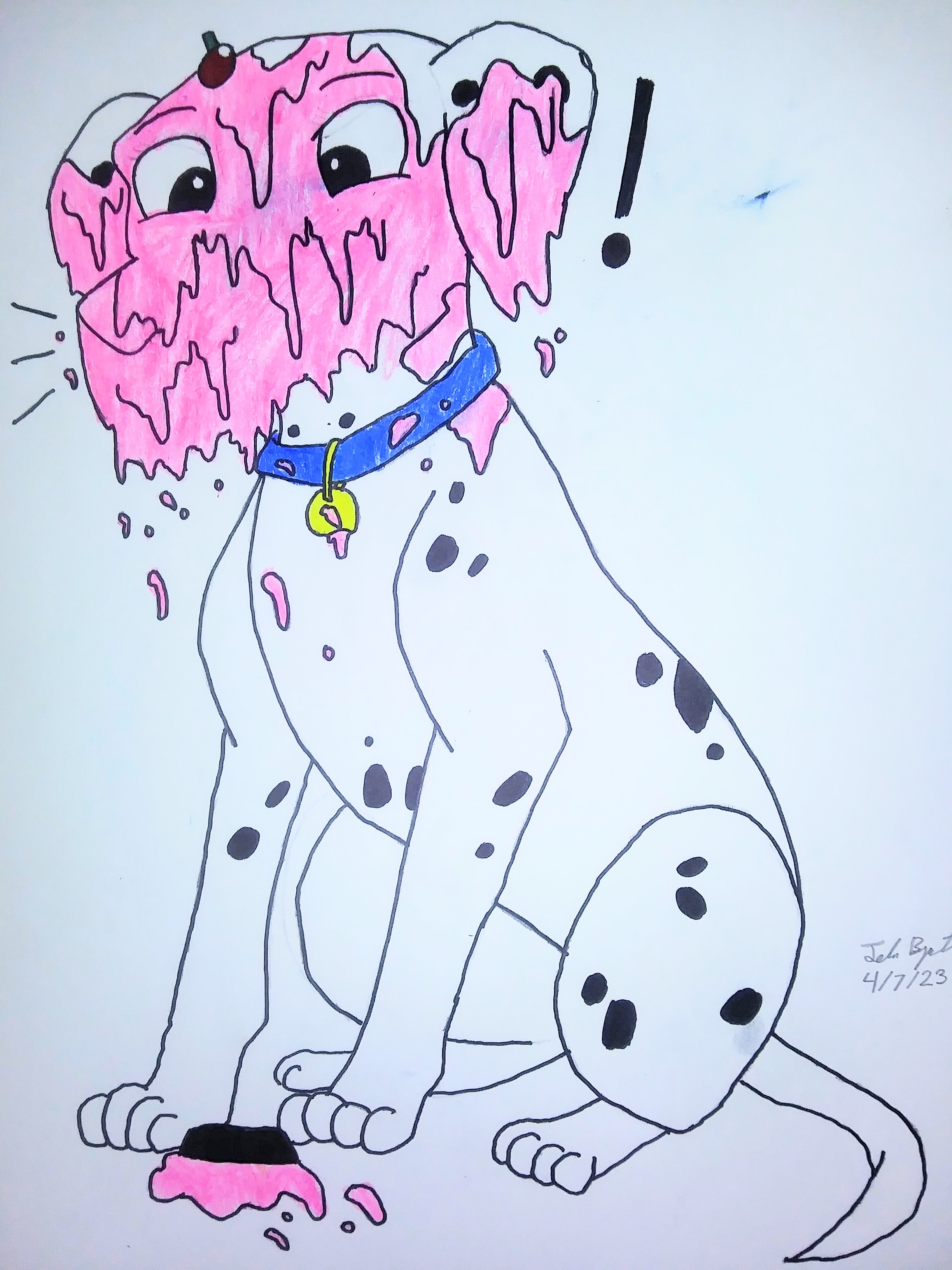 Perdita pied by JalenJimmyandTasha on DeviantArt