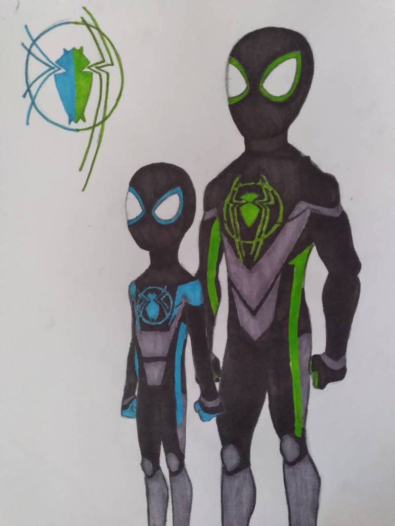 Mighty Bro The super Mighty Bros as The Spider Bros by CD010h on DeviantArt