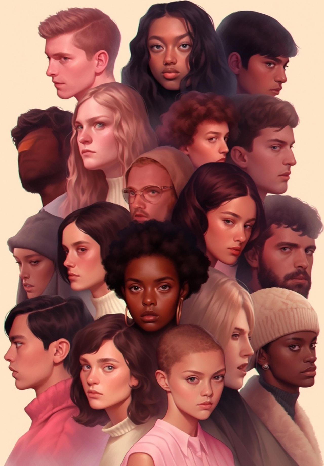 Deviantart Model Faces Faces by saiga01 on DeviantArt