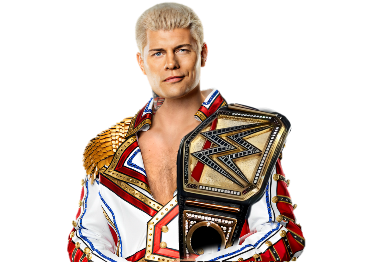 Cody Rhodes WWE Undisputed Universal Champion Png by maryxavier on