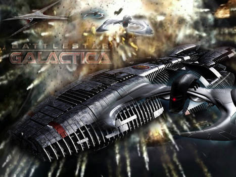 Battlestar Galactica ship