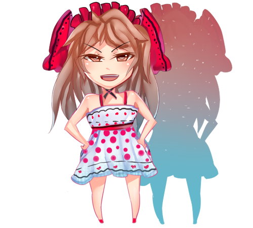 Chibi Commission: Wolf girl