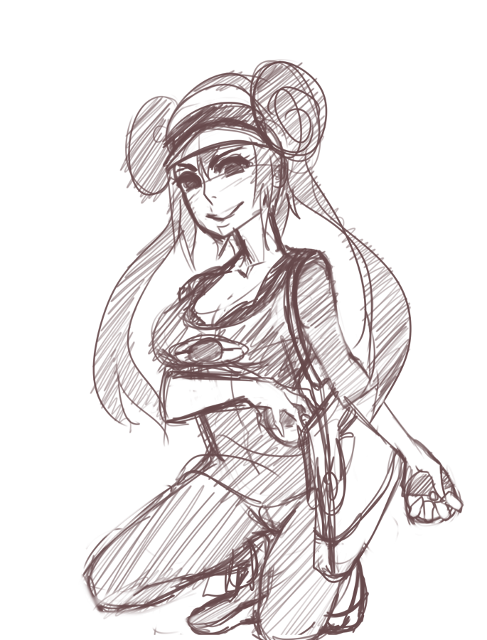 Pokemonblack 2 Trainer sketch