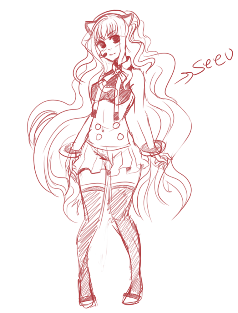 Vocaloid SeeU sketch