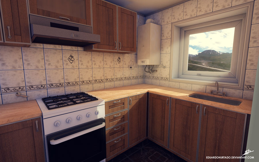 Kitchen render 01