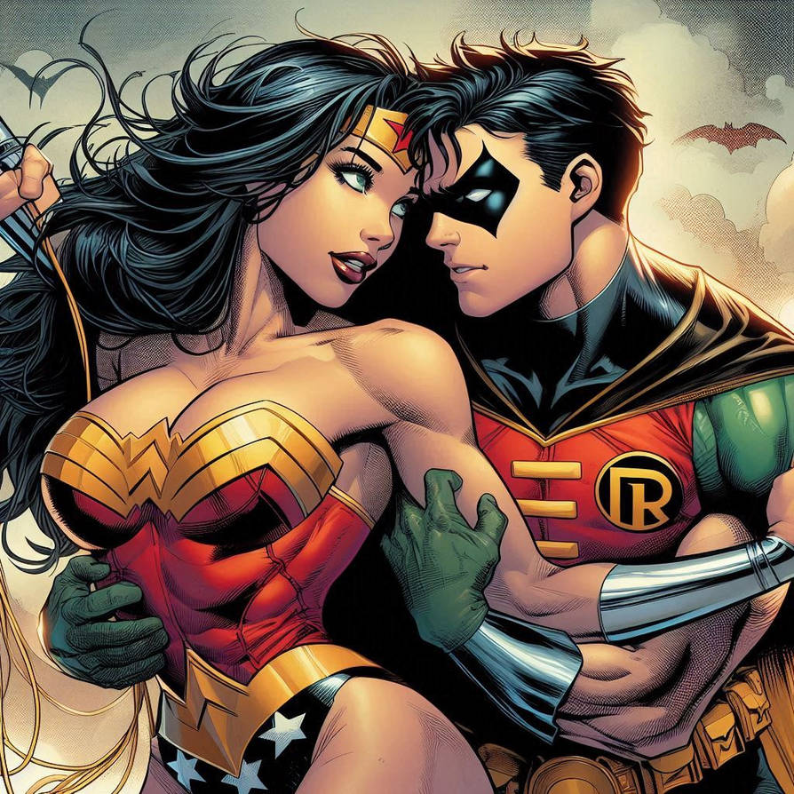 Dim Robi Wonder Woman x Robin by MedaFanboy1981 on DeviantArt