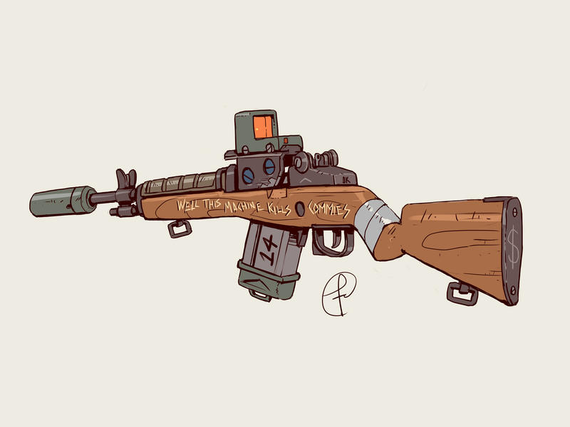 Machine Gun Deviantart This Machine by Fernand0FC on DeviantArt
