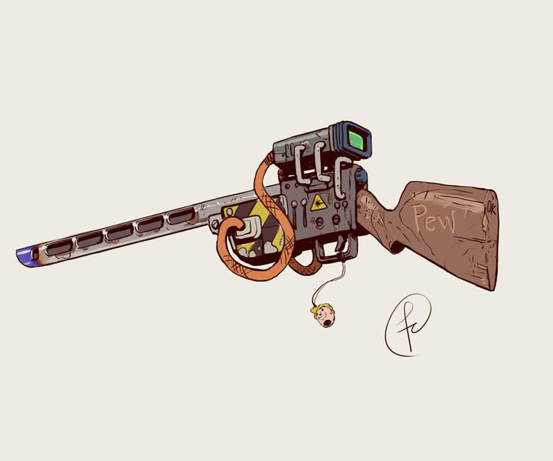 Ancient laser rifle by Fernand0FC on DeviantArt