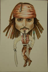 Captain Jack Caricature