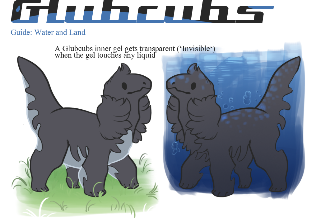 Glubcub MiniGuid: Water and land