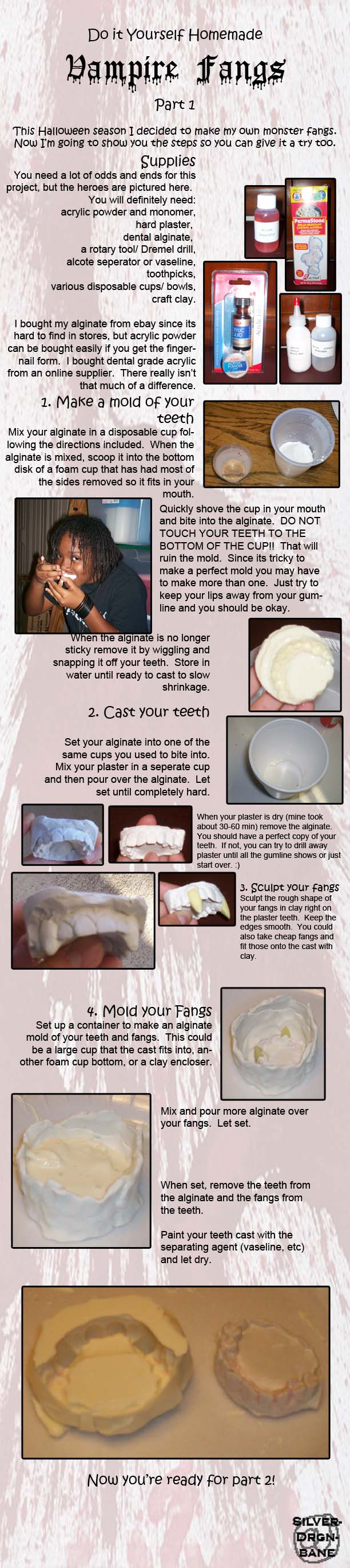 How to Mix Putty for Vampire Fangs