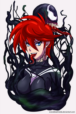 Portrait Venom Spider Girl