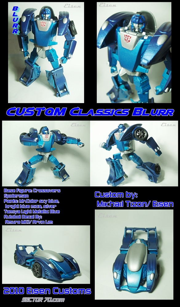 TRANSFORMERS custom: Blurr