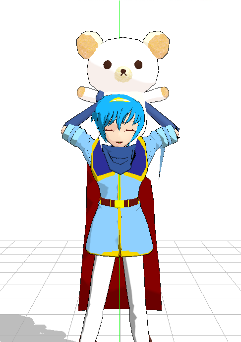 ::MMD:: Marth and Kumajirou :D