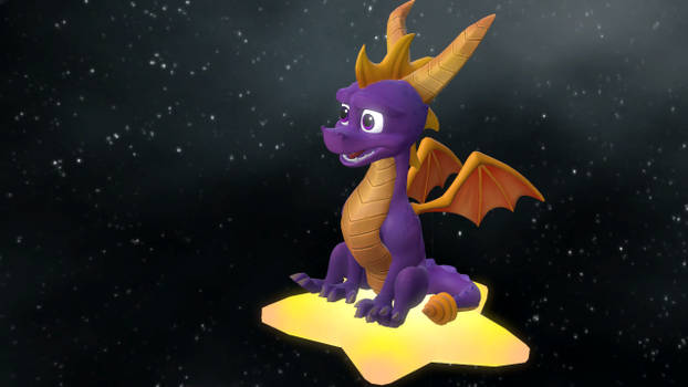 Spyro Riding on Warpstar