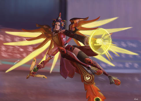 Overwatch Mercy lunar skin