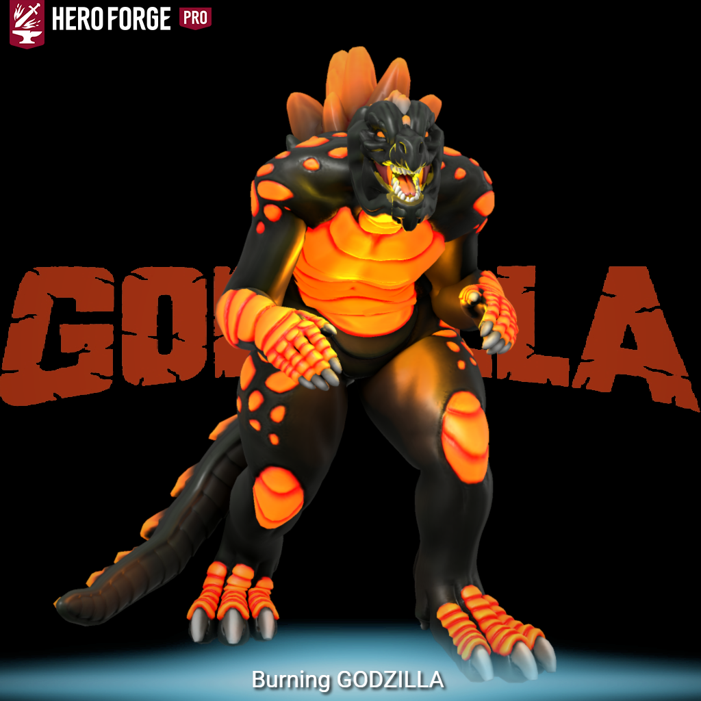 Godzilla Fire Form BURNING GODZILLA by thetitan2000 on DeviantArt