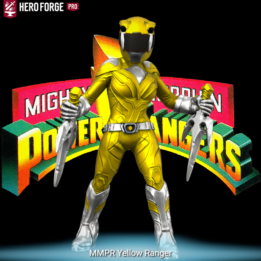 MMPR Yellow Ranger by thetitan2000 on DeviantArt