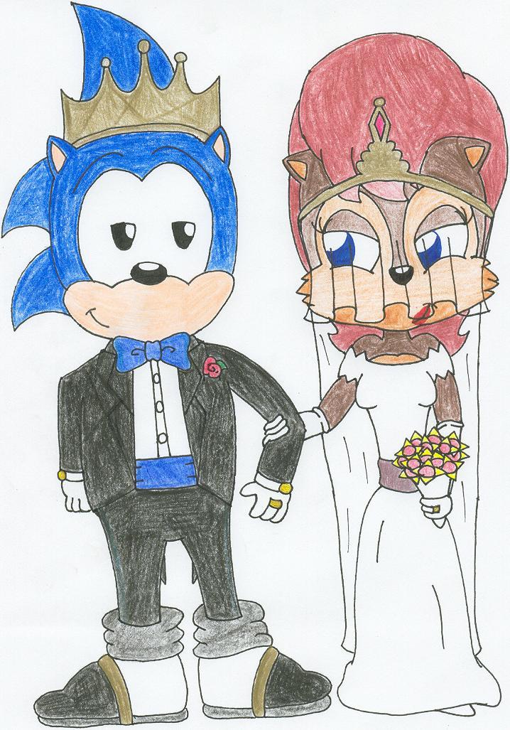 Sonic Sally Wedding Pic 2 nm by sallyacornfans on DeviantArt