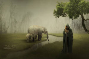 The Elephants Keeper by KarinSPhotography