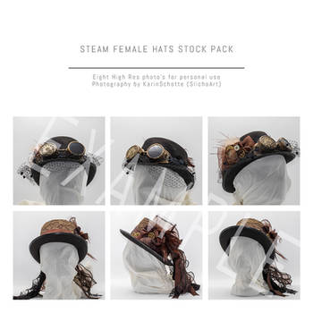 Steam female hats stock pack