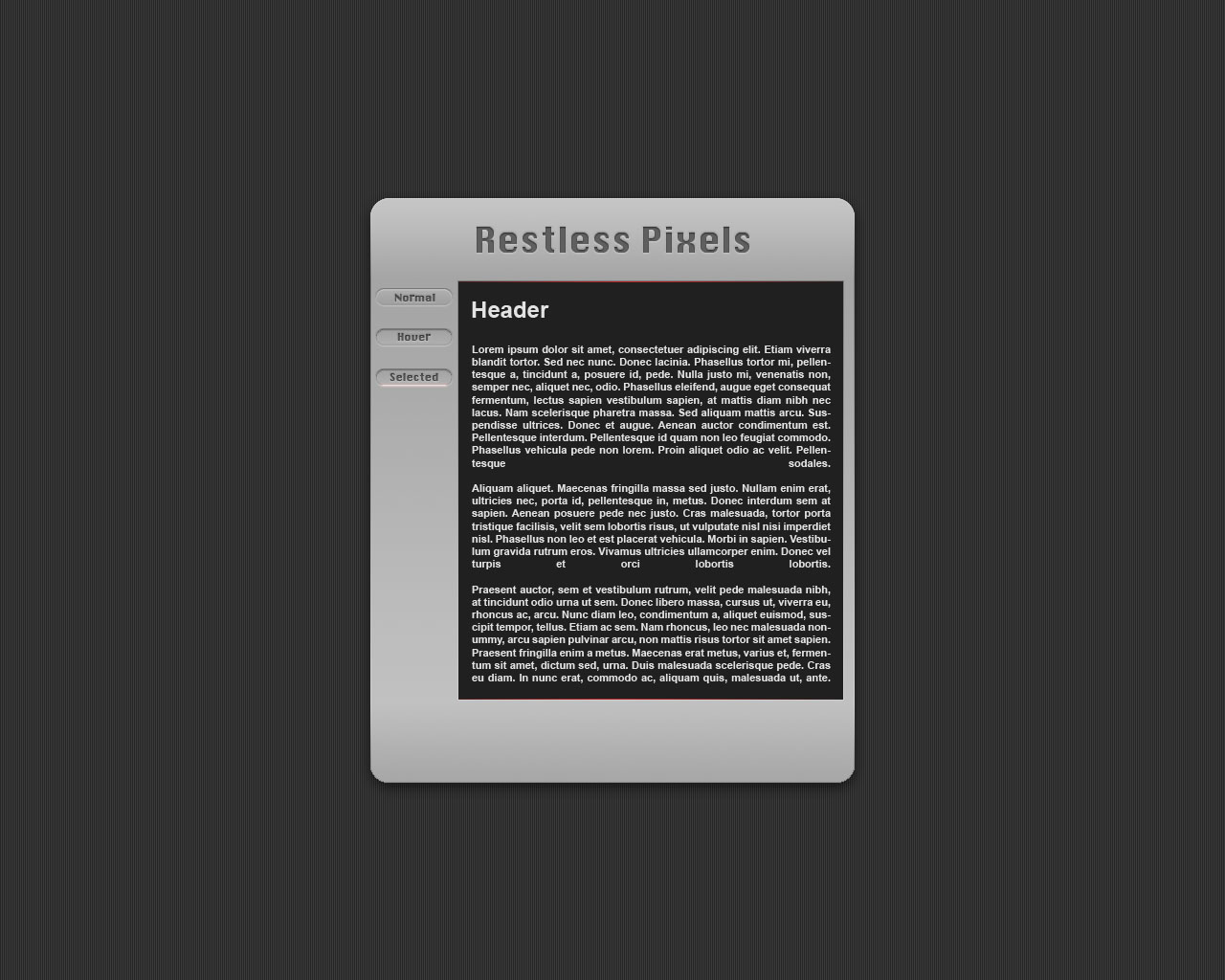 Restless Pixels