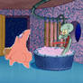Patrick Star At Inside Squidward's House In Secret