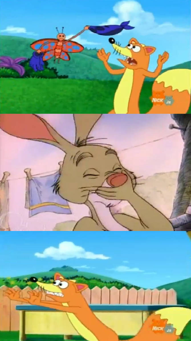 The Rabbit Laughs Rabbit laugh at Swiper the Fox by Daniysusamigos on DeviantArt