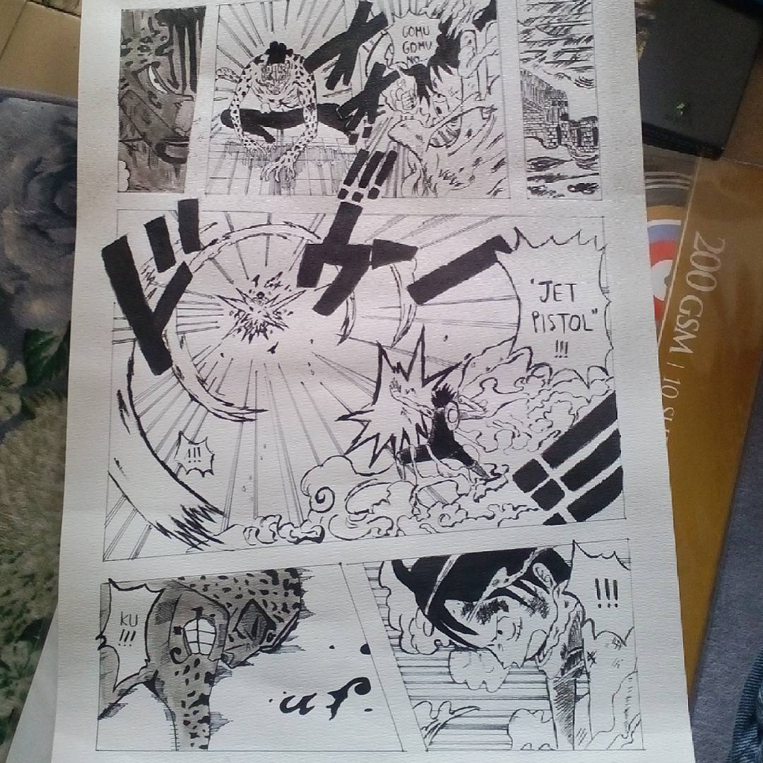 Luffy Vs Rob Lucci Manga One Piece Luffy VS Rob Lucci by EndFate on DeviantArt