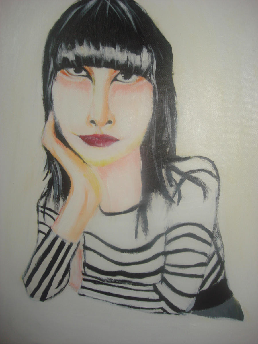 Karen O painting.