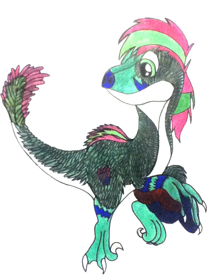 Feathered Raptor. by Scardogon on DeviantArt