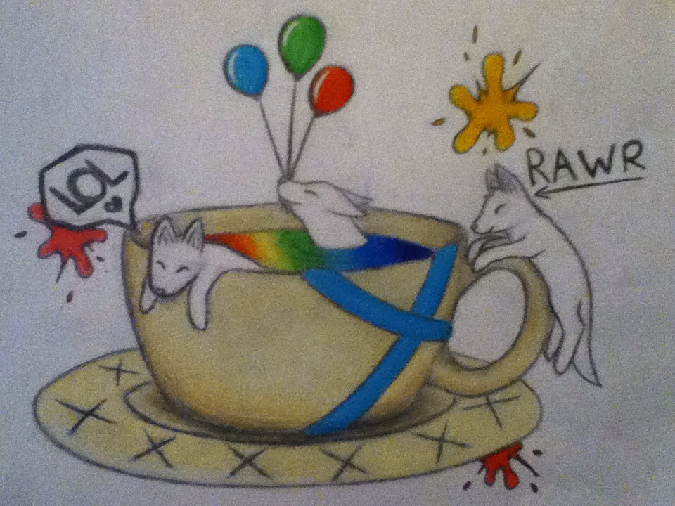 Teacup Wolves (Colored)