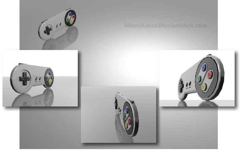 SNES Controller by ManyLines on DeviantArt