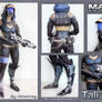 ME3 Tali Papercraft Download