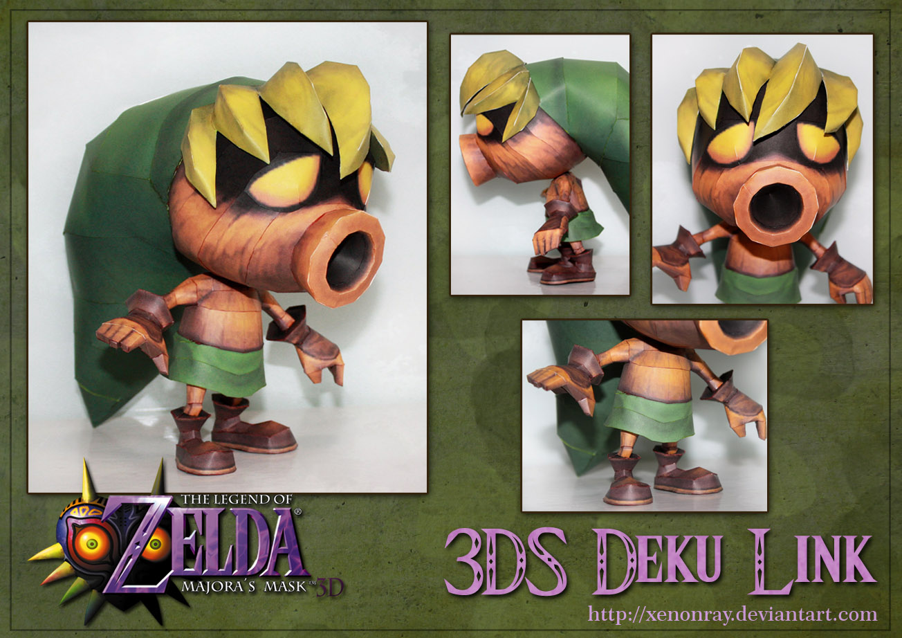 3DS Deku Link Papercraft Download