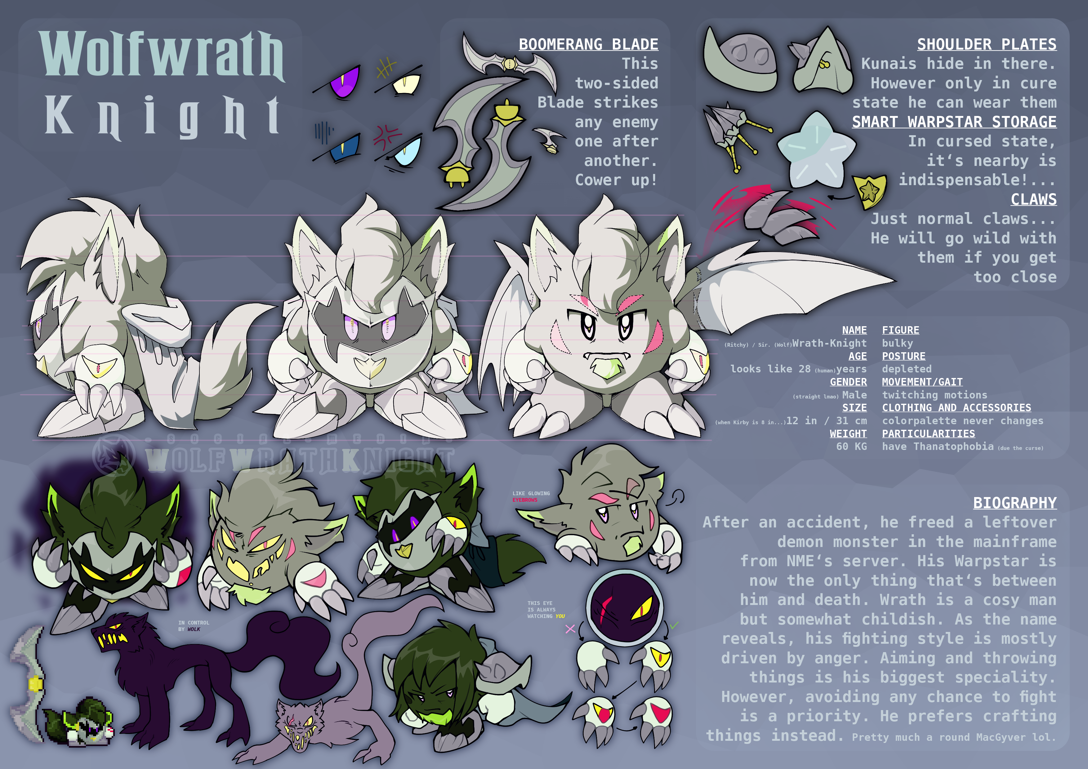 Ref. Sheet: Wolfwrath-Knight (10th Anniv.! 2022)