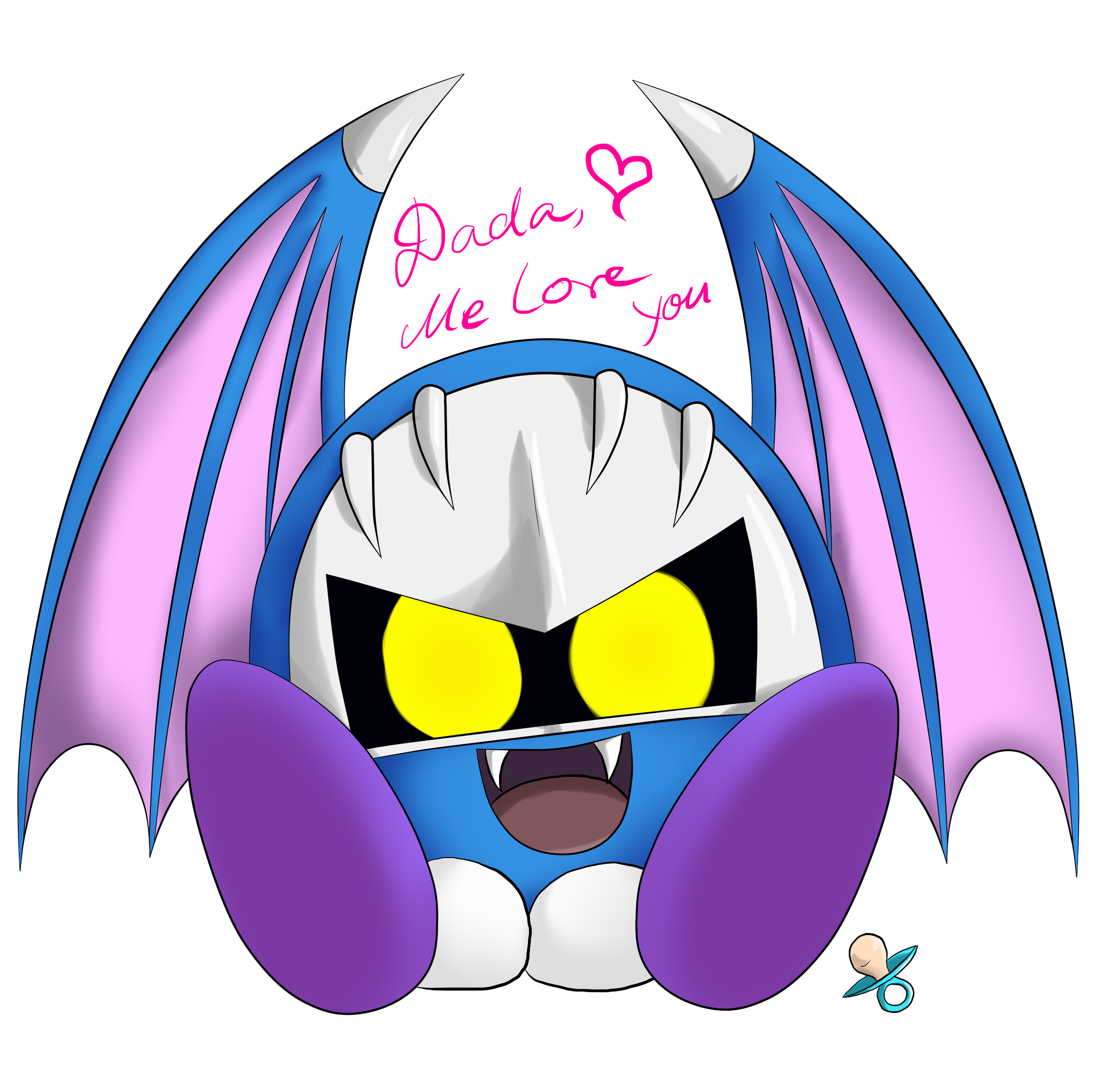 Baby Meta-Knight Colored Version