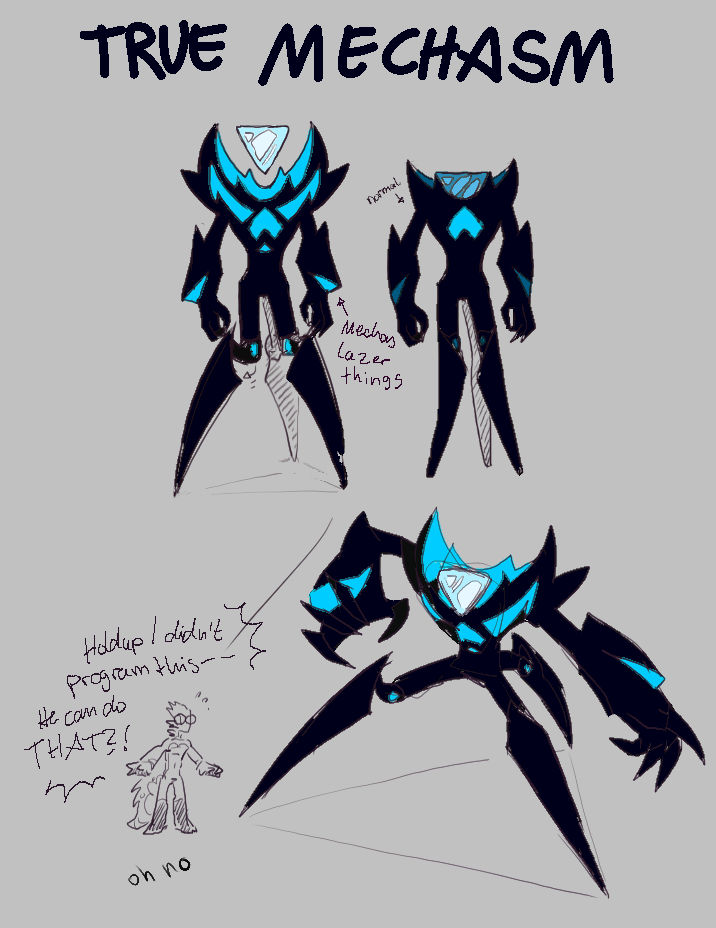 Ref. Sheet: True Mechasm by Wolfwrathknight on DeviantArt