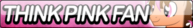 Think Pink Fan Button