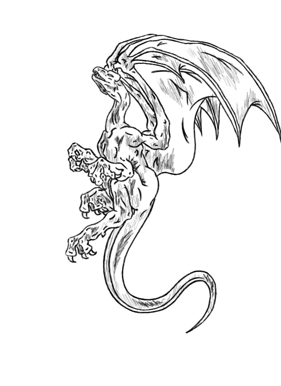 Dragon Outline