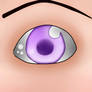 purple eye