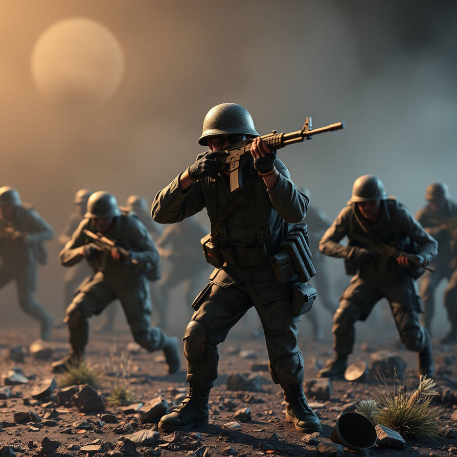 Soldier vs zombies by chinhusle0747 on DeviantArt