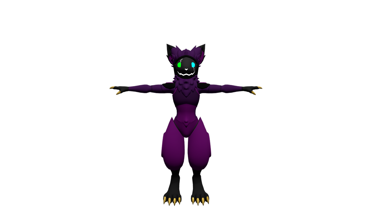 Protogen Holding Rabbit VRChat Protogen OC by VoidTrap-Rabbit on DeviantArt