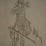 Swordsman Sketch, Incomplete