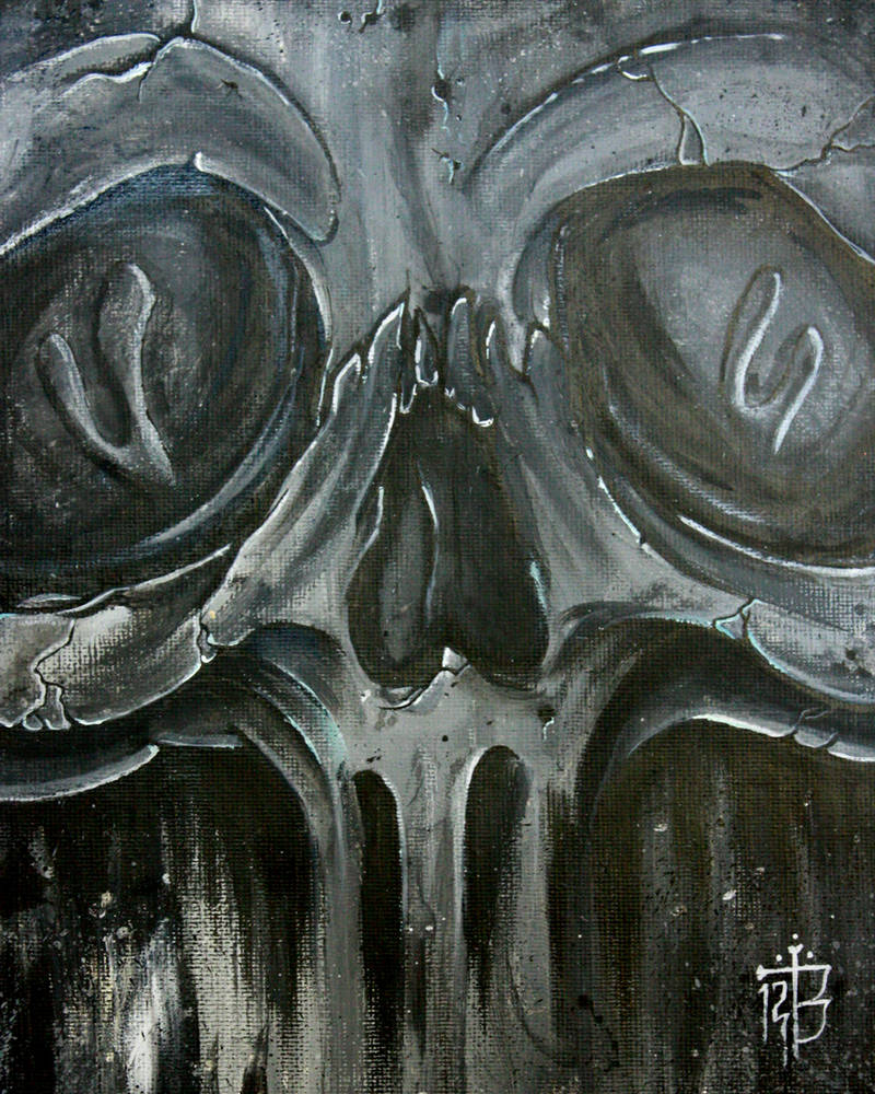 8x10 - BG Skull