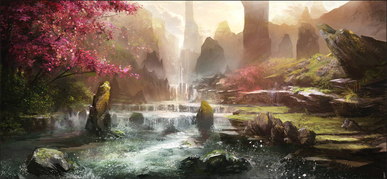 River Speed Paint by Happy-Mutt