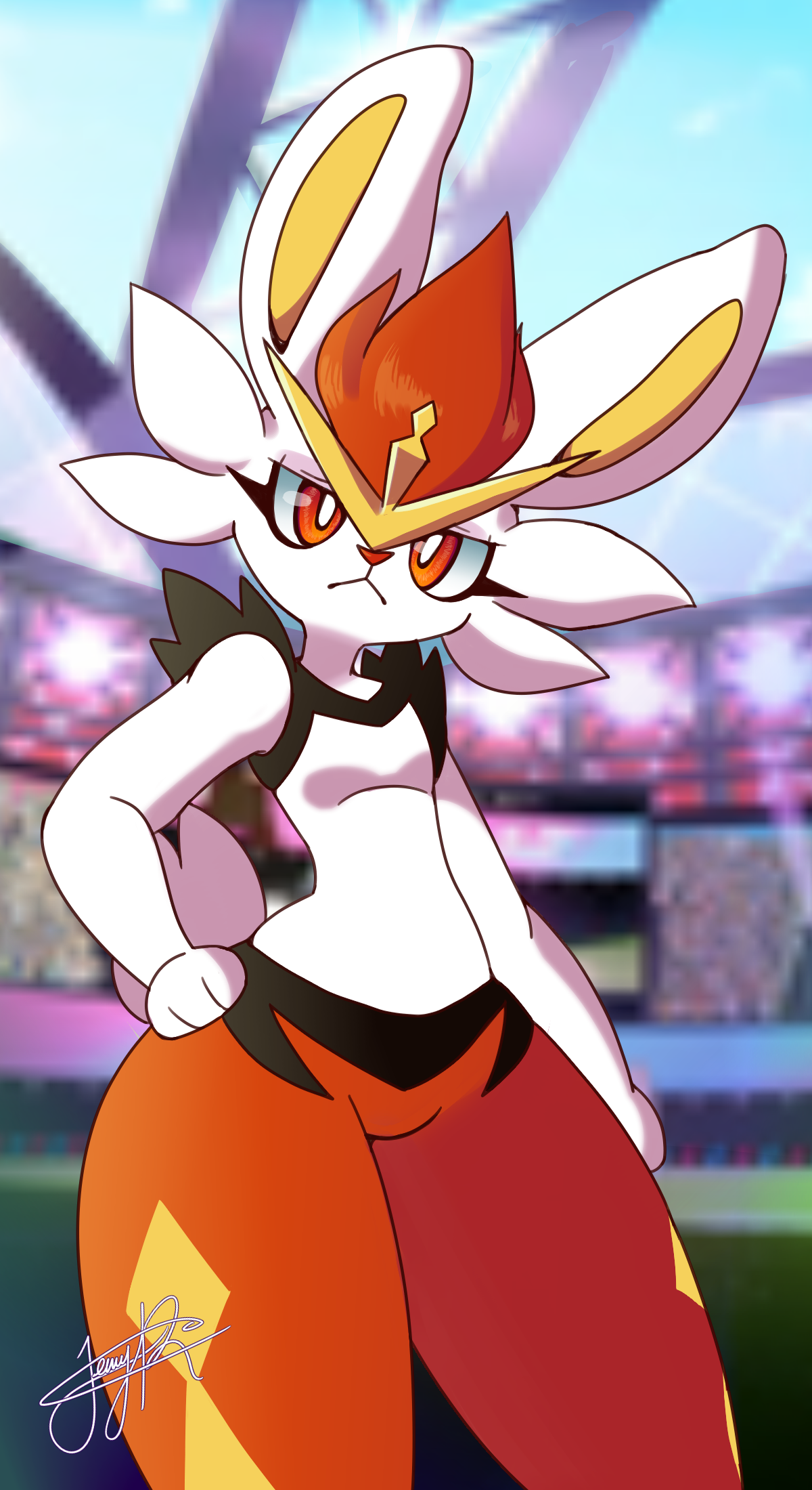Cinderade Cinderace | Pokemon by JenniferRizo on DeviantArt