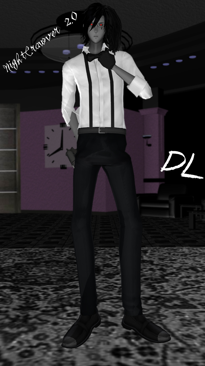 MMD] Creepypasta - Nightcrawler DL 2.0 by CorruptedDarkRose on